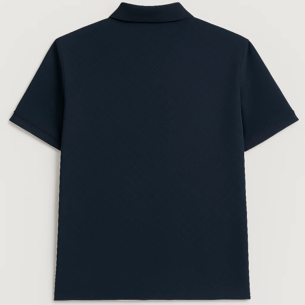 THE SUPREME NAVY – Dlnuhill Elite Grid Polo