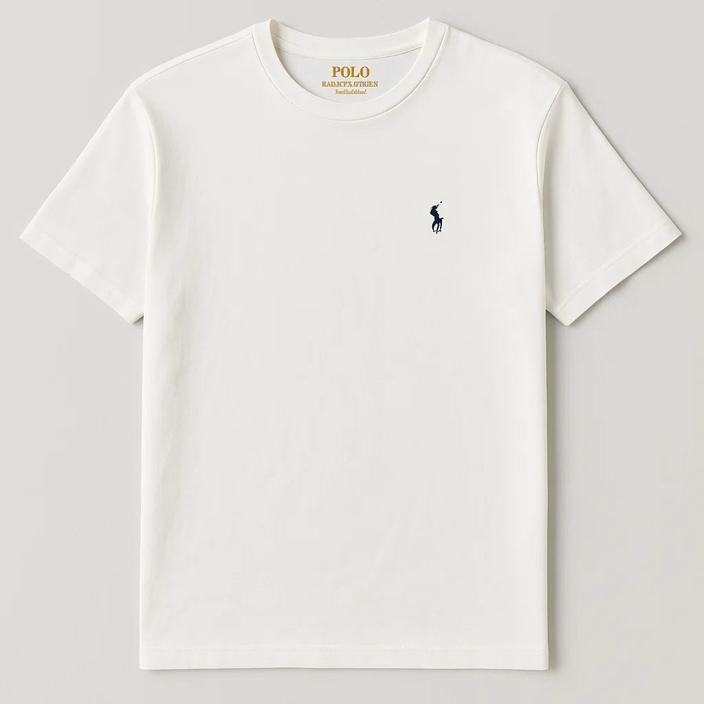 THE STUFF – Men's Classic Fit White Cotton T-Shirt – Polo Ralph Lauren