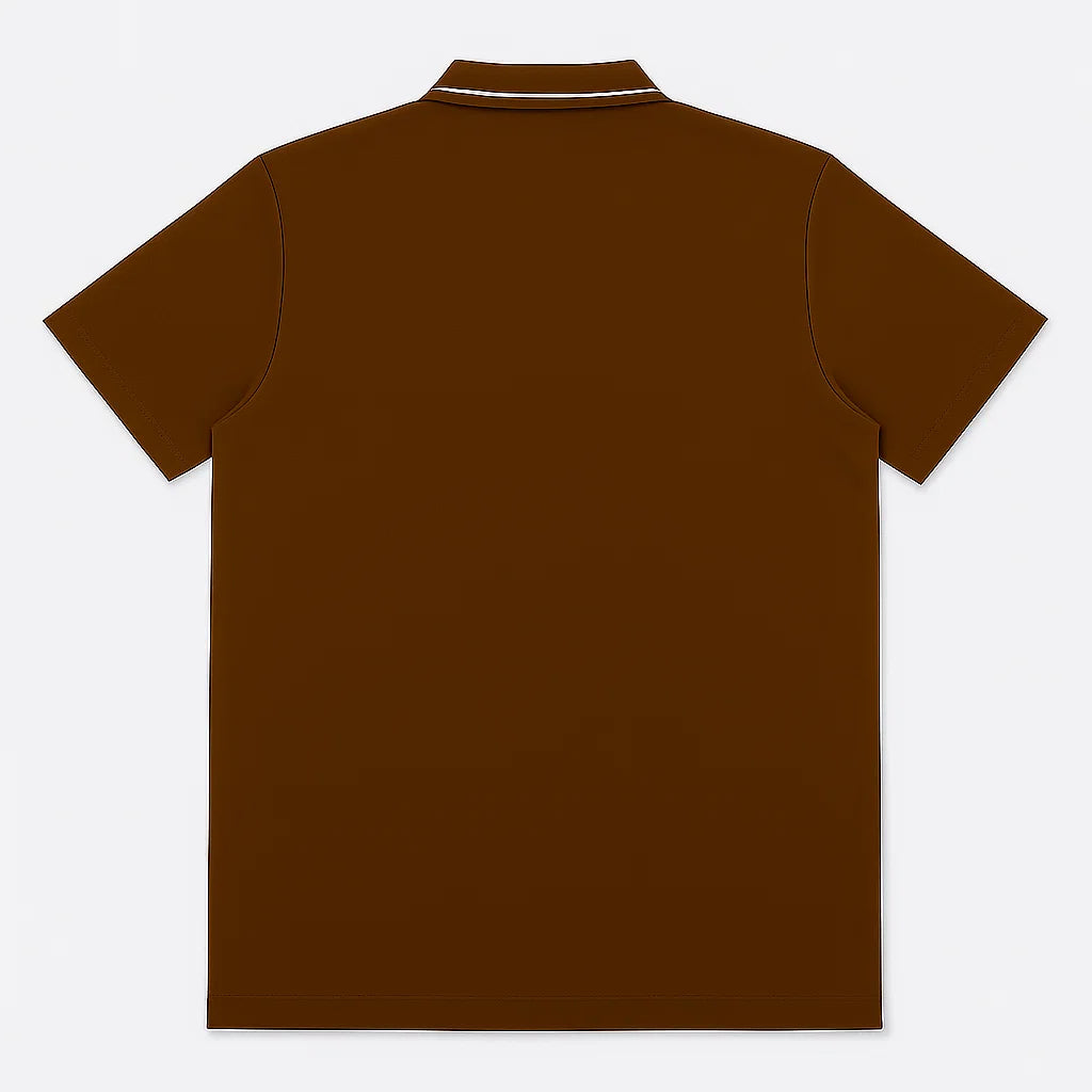 THE STUFF | Dominion Brown Polo – Supreme Elegance