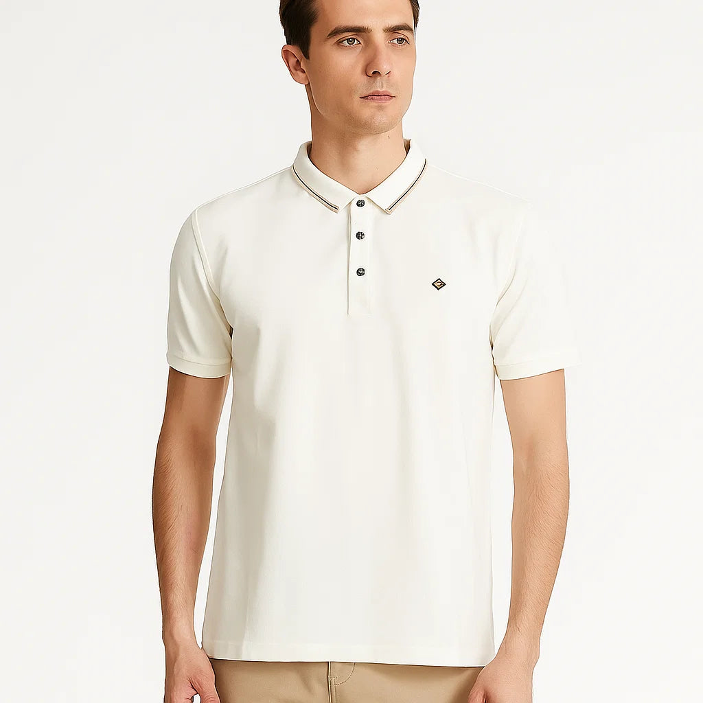 THE STUFF | Ivory Elite Polo – Timeless Precision