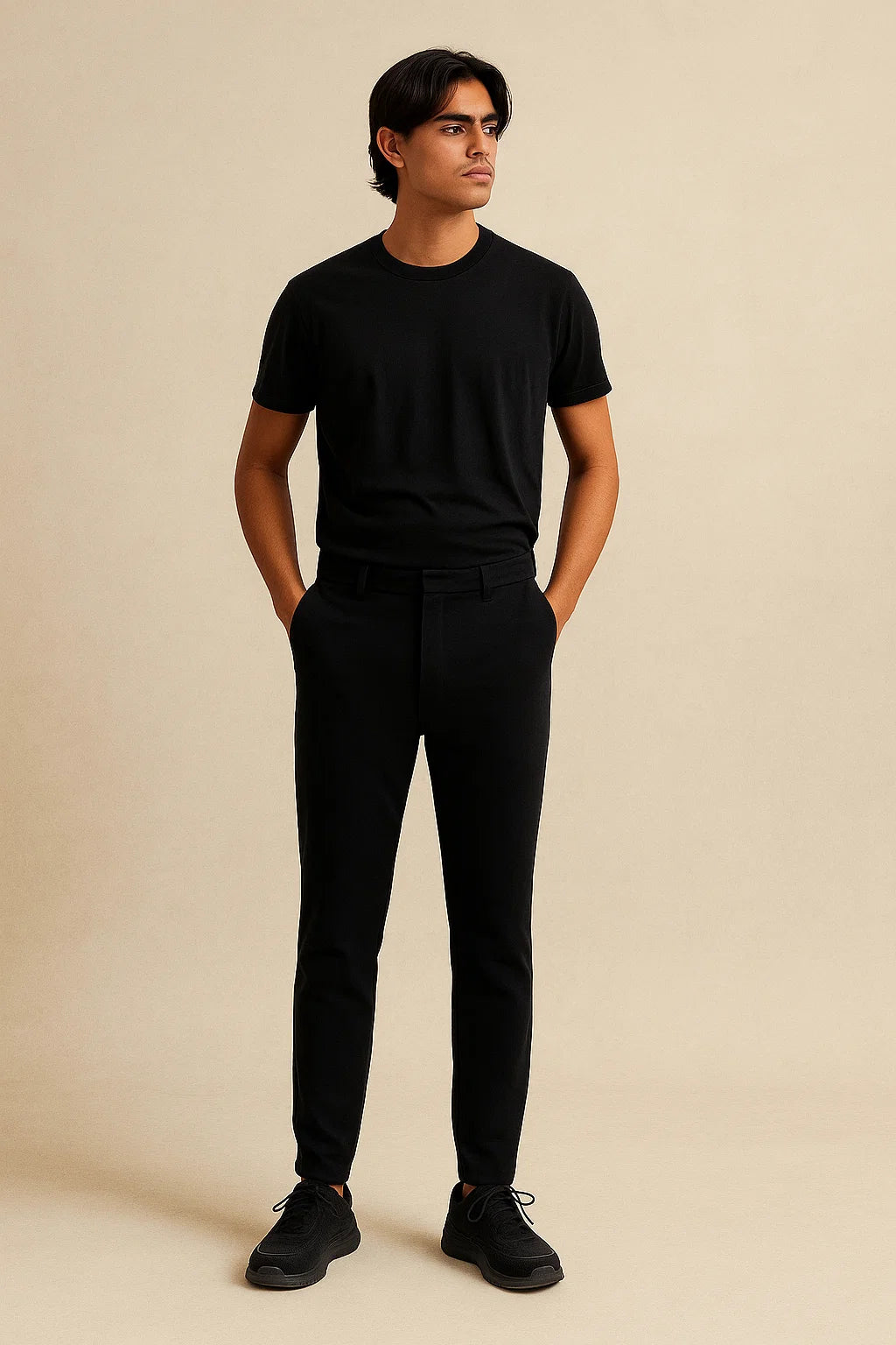 THE STUFF Premium Black Dress Pant